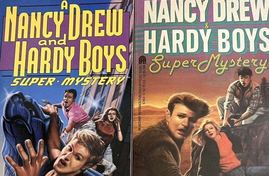 NANCY DREW & HARDY BOYS SUPER MYSTERY LOT : Hits & Misses : Buried in Time : vtg
