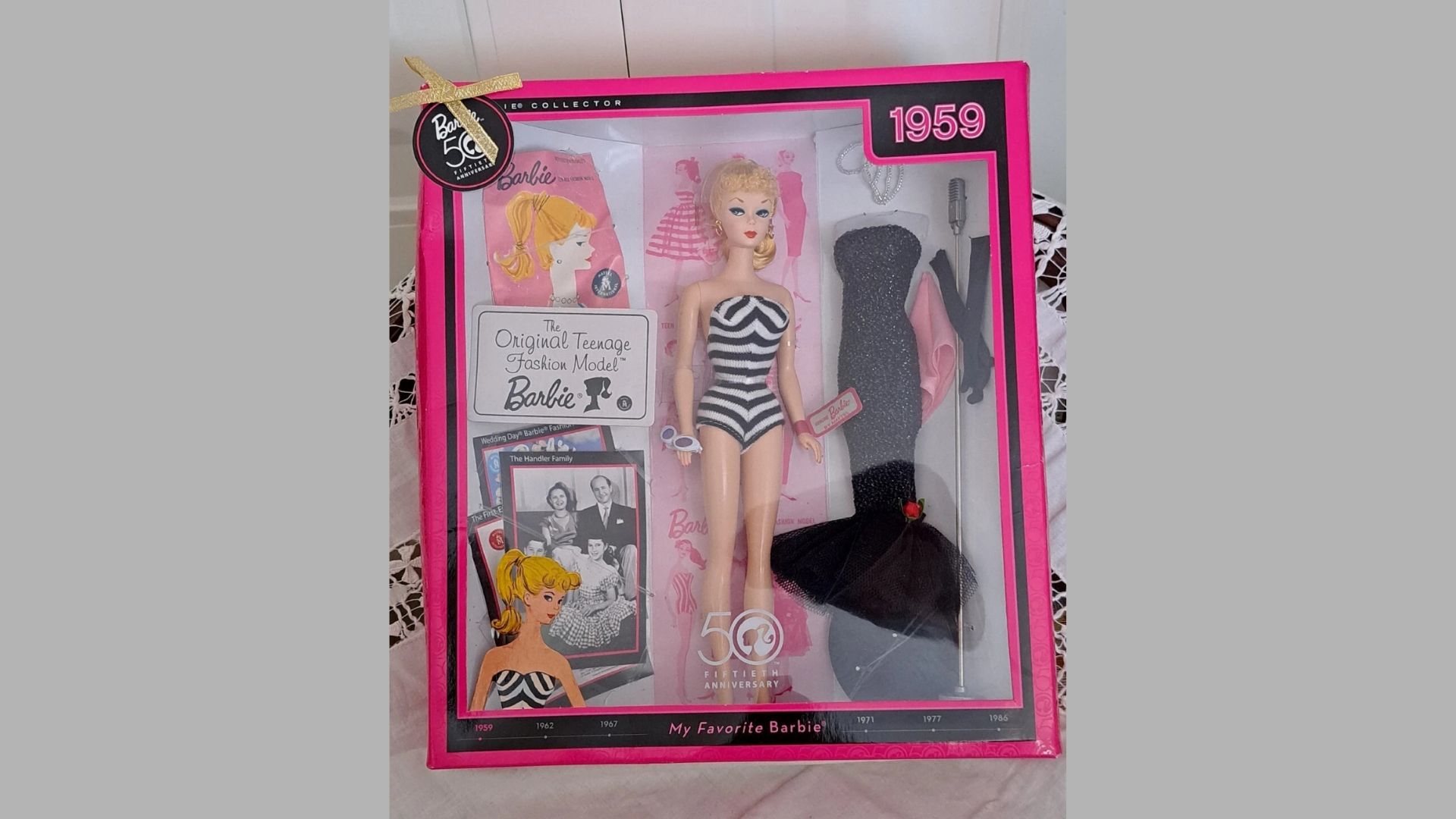 1959 50th Anniversary My Favorite Barbie The Original Teenage Fashion Model Doll