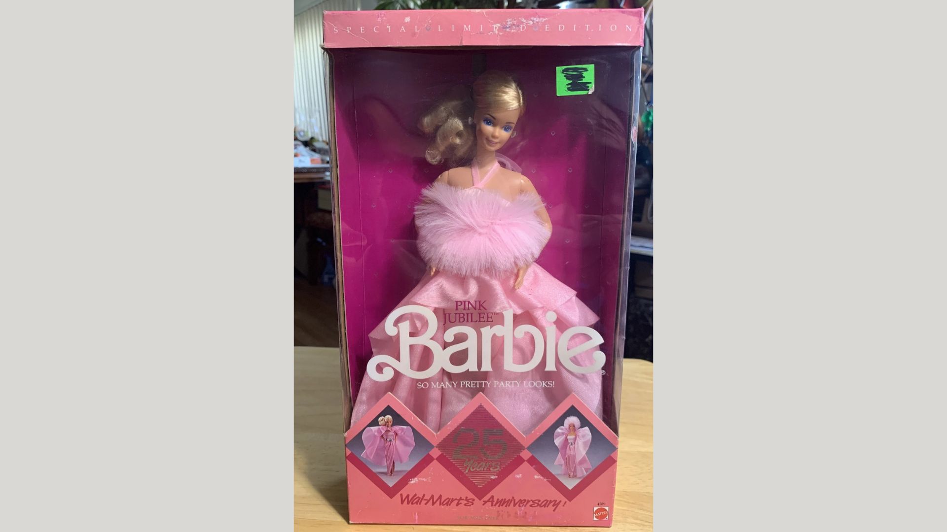 Pink Jubilee Barbie/ Walmart’s 25th Anniversary Doll 1987 NRFB-Free Shipping