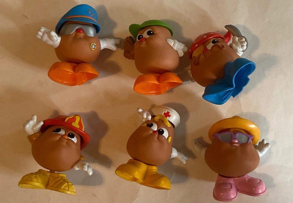 Vintage Potato Head Kids Lot - Spuds Figure Hasbro 1987 Toy