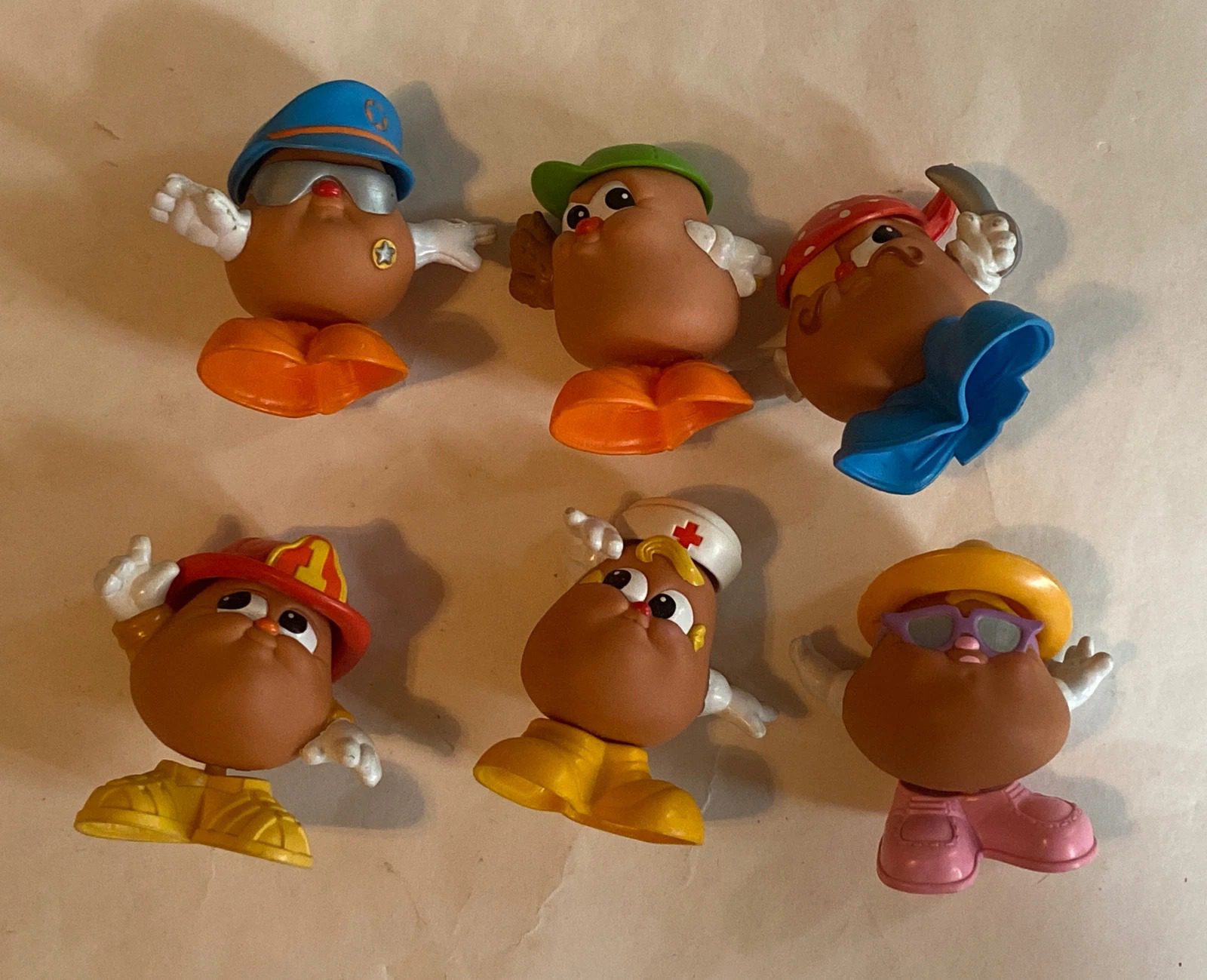 Vintage Potato Head Kids Lot - Spuds Figure Hasbro 1987 Toy