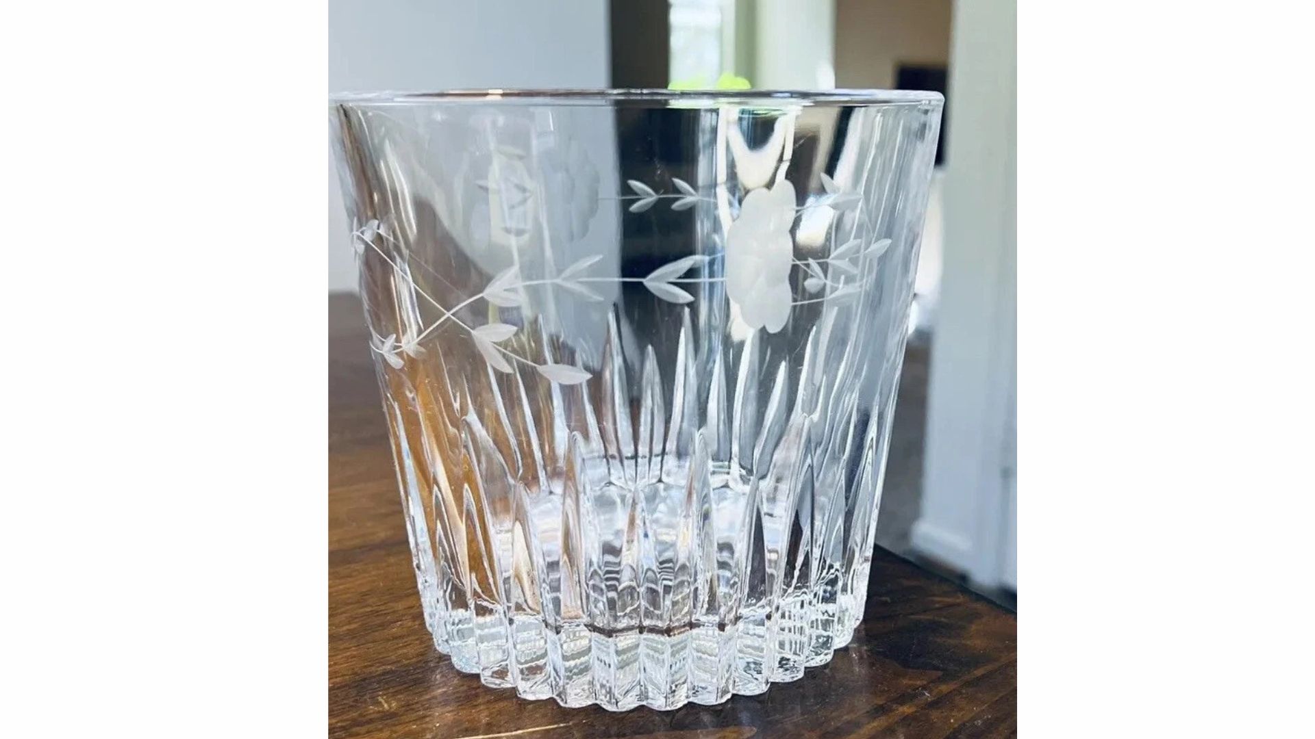 Princess House Crystal Ice Bucket