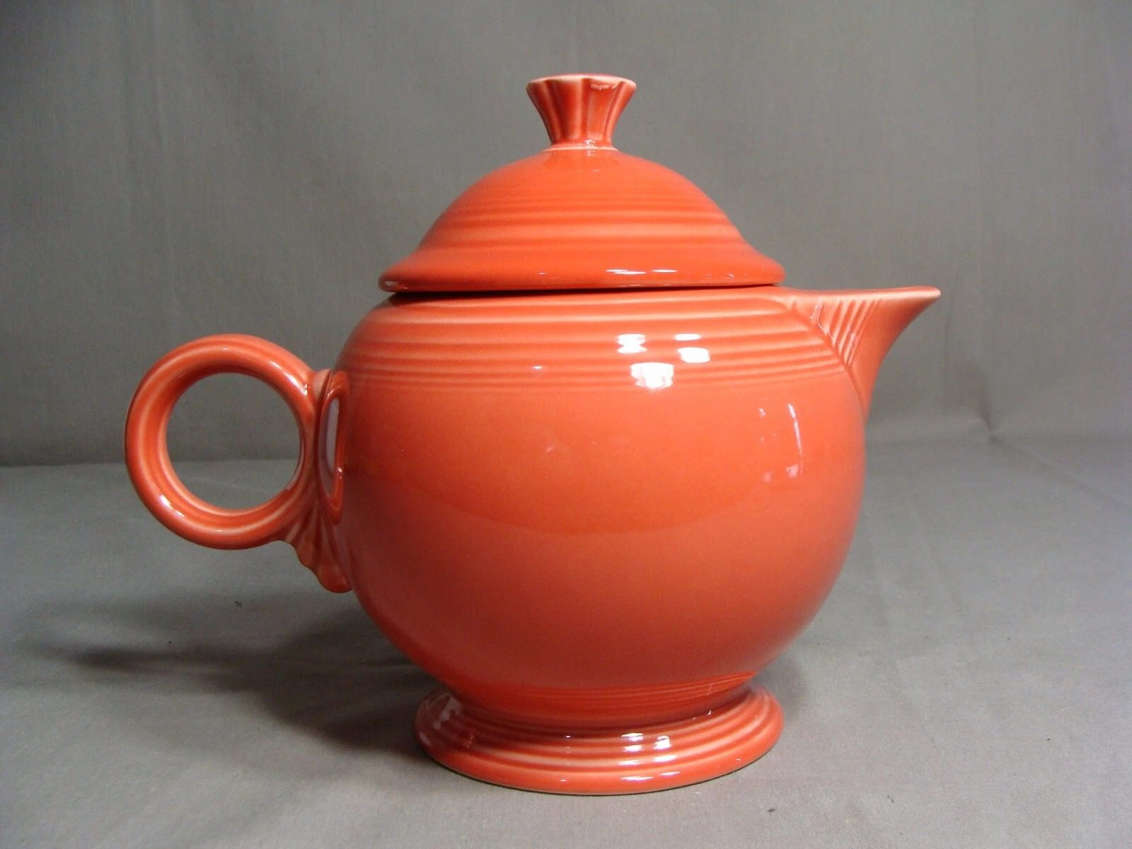 Red Orange Fiesta Medium Teapot