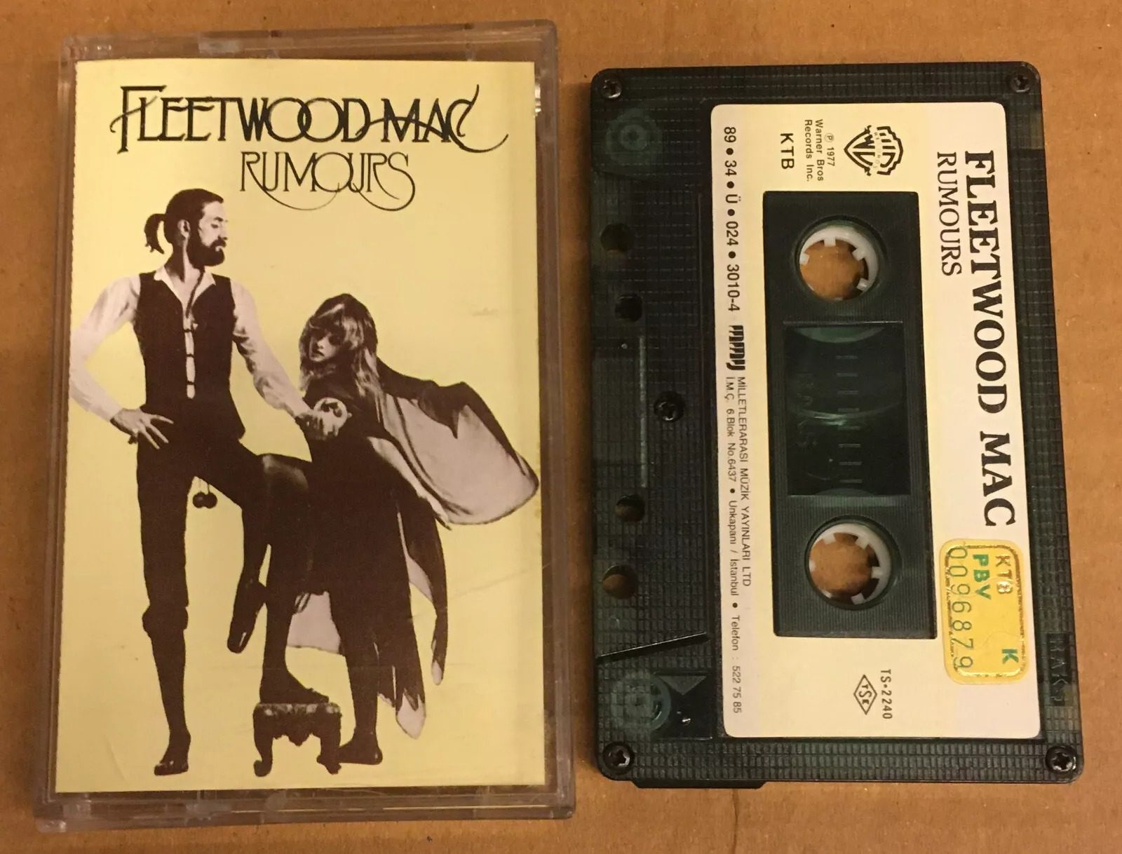FLEETWOOD MAC - RUMOURS (1989) CASSETTE MADE IN TURKEY
