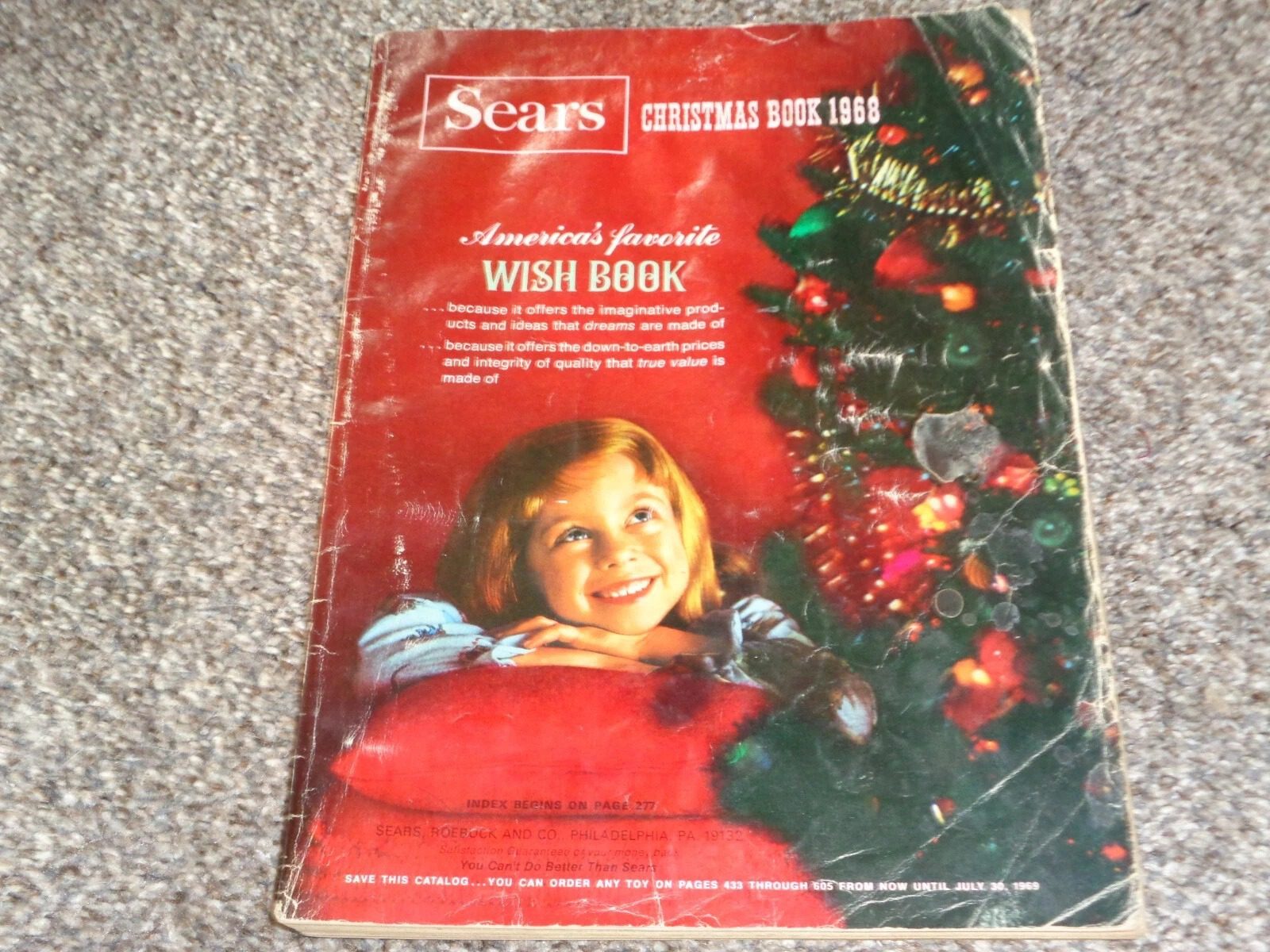 1968 Sears Christmas Book - Catalog, Toy Book, Wish Book