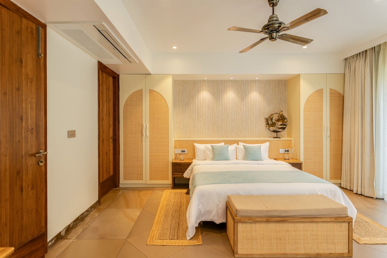 Luxurious Modern Villa Bedroom in Goa