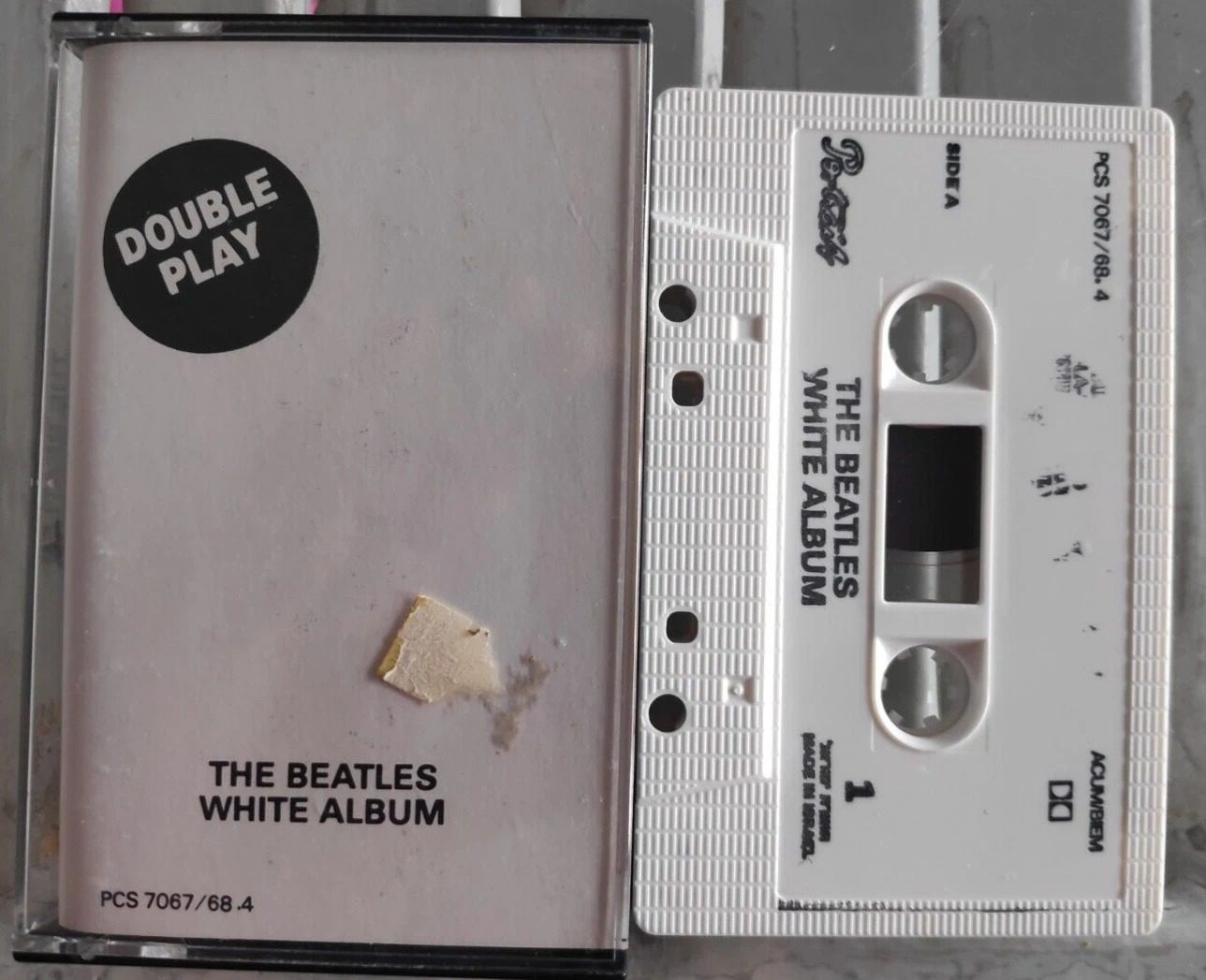 The Beatles - White Album Mega Rare Israel Cassette Tape Error