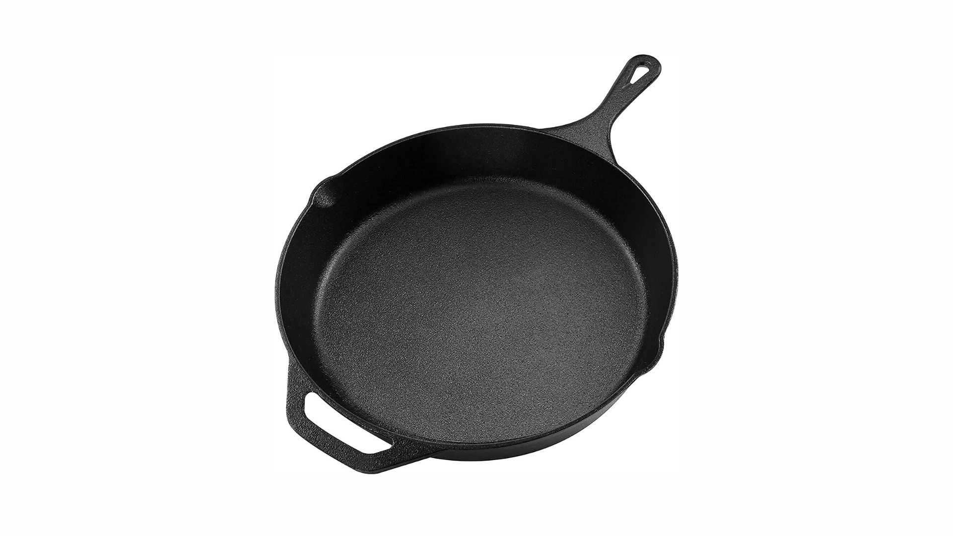 Pre-Seasoned 12.5 Inch Cast Iron Skillet Multipurpose Use by Utopia Kitchen