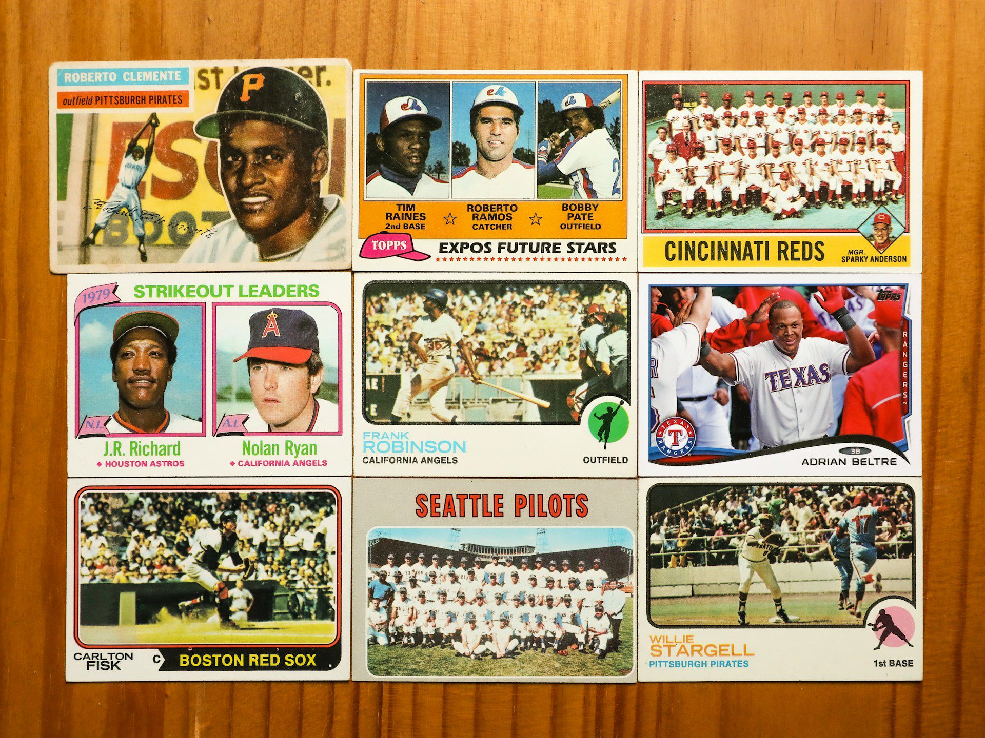 Baseball cards formatted wide are pretty rare except for team cards and rookie cards.