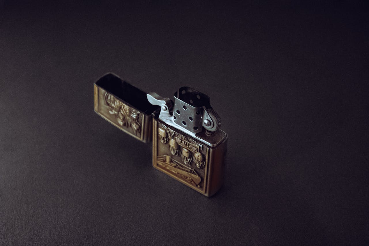 A Lighter on a Flat Surface