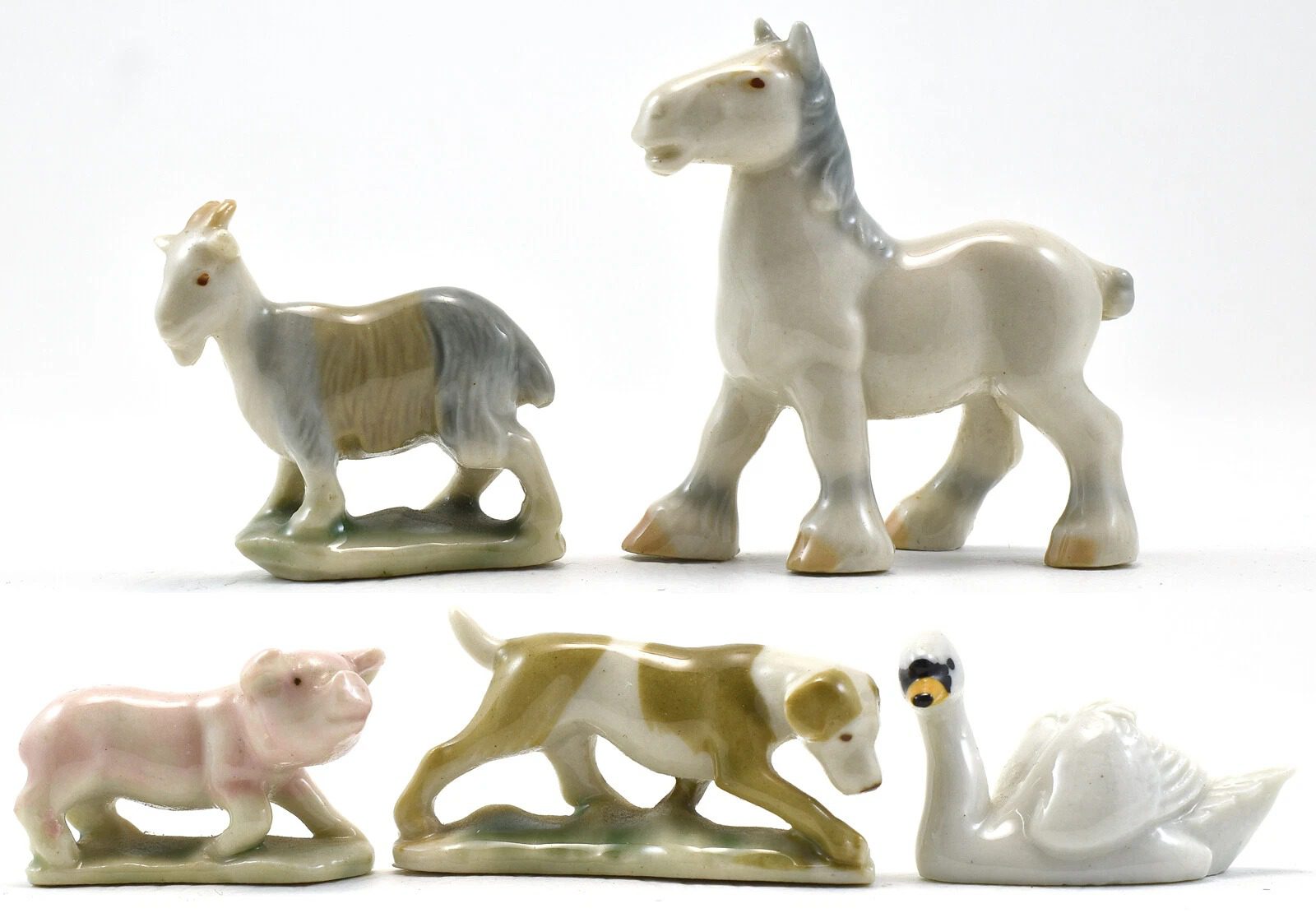 WADE WHIMSIES SET 10, 1959 "FARM ANIMALS" PRODUCTION 1 YEAR RARE