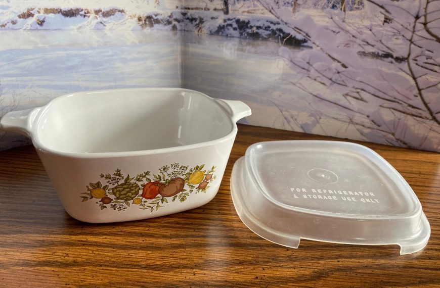 Vintage Corning Ware SPICE OF LIFE 2 3/4 Cup Casserole Dish Lid 11182MA