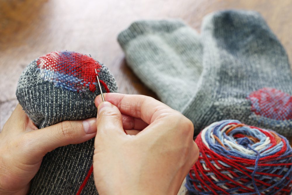Darning socks