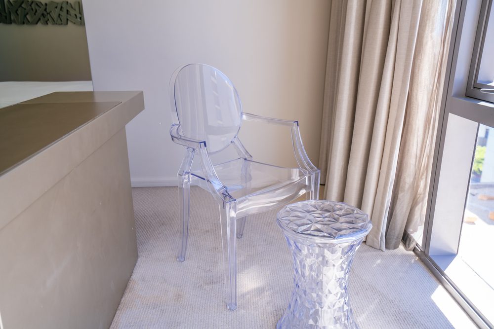 Clear acrylic furniture