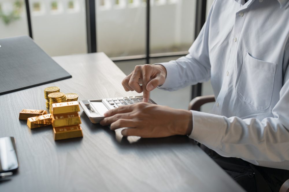 Collector enjoying the process of organizing a collection