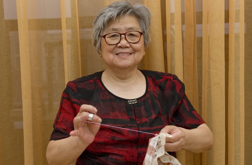 sewing grandma