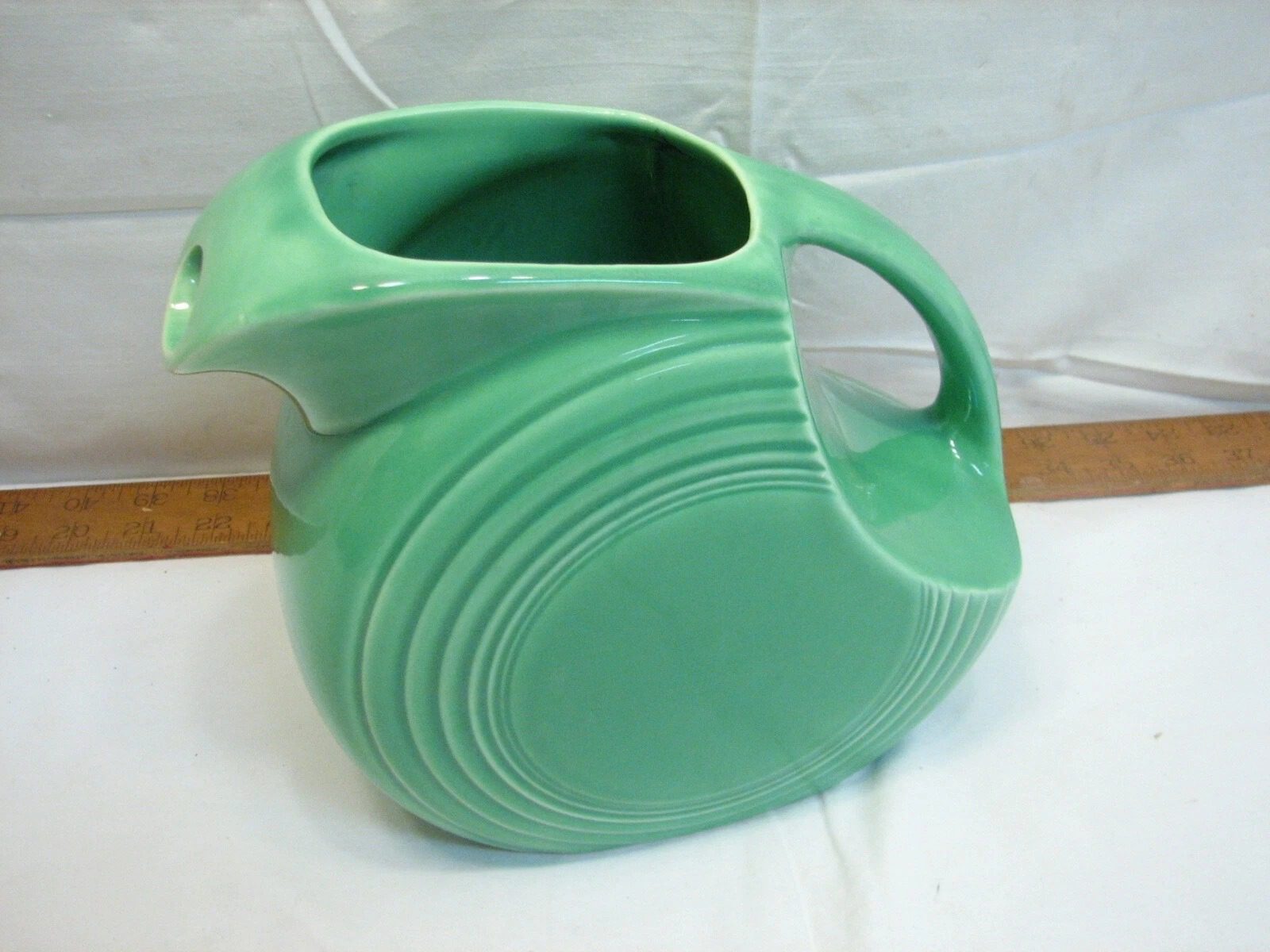 Light Green Fiesta Disk Water Pitcher