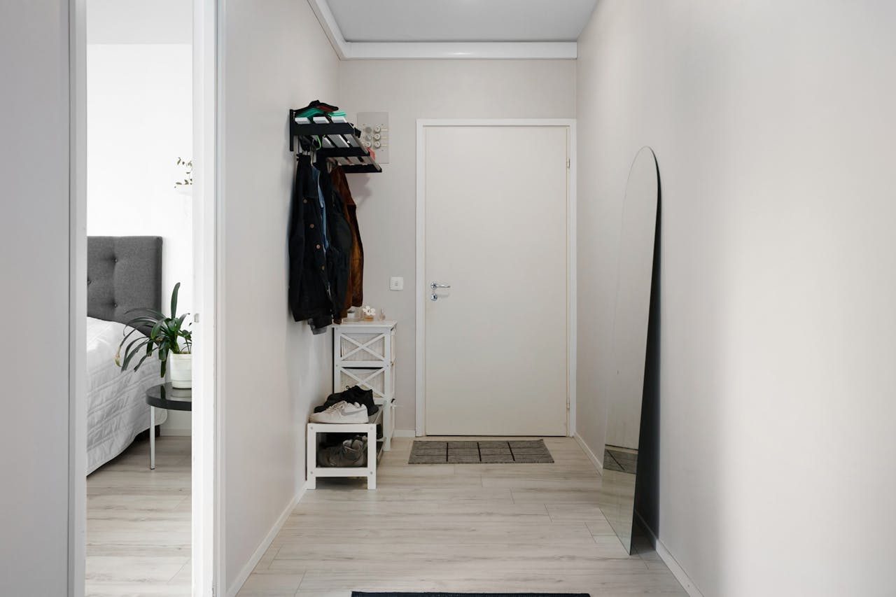 White Walls in House Corridor