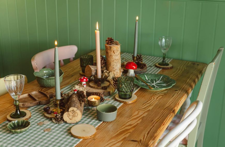 Free stock photo of autumn decor, fall decor, table decor