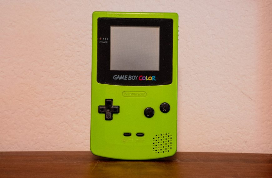 green and black digital device