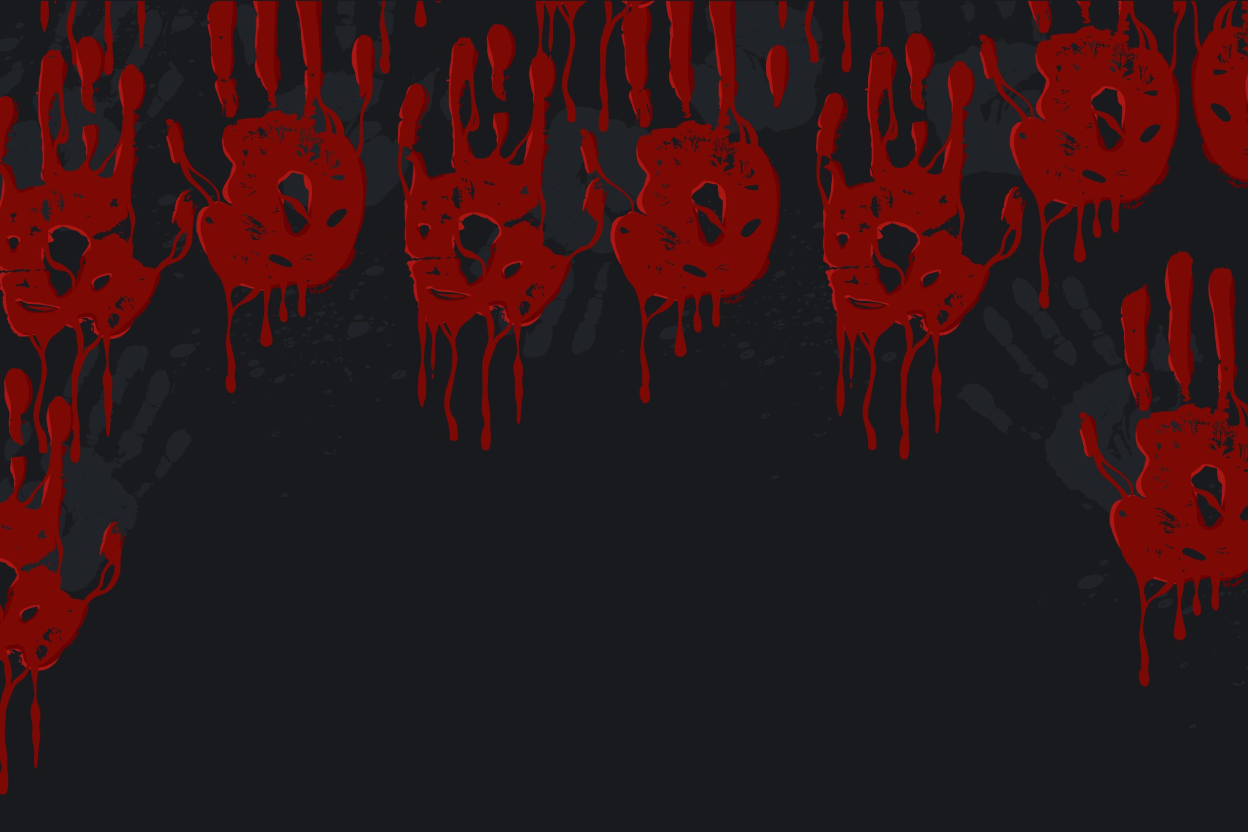 Bloody Window Stickers halloween