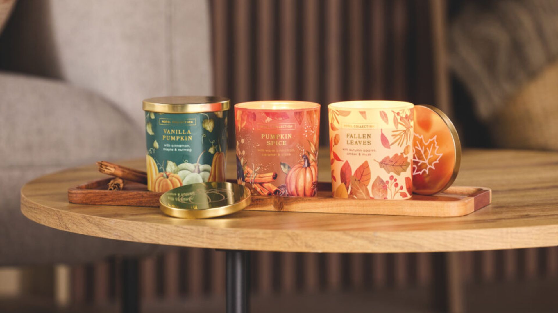 Aldi's Fall-inspired Candle Collection
