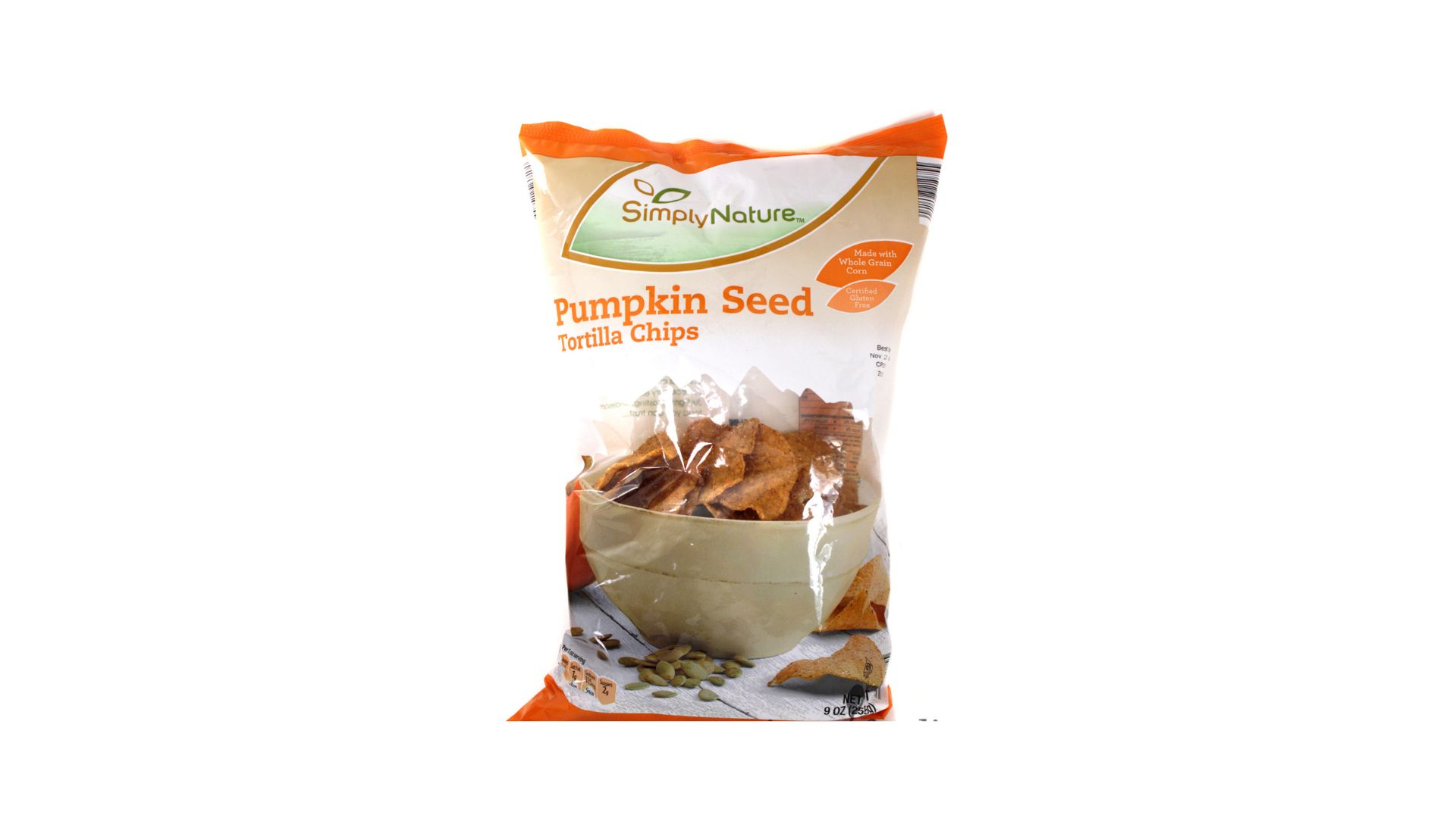 Aldi’s Pumpkin Seed Tortilla Chips