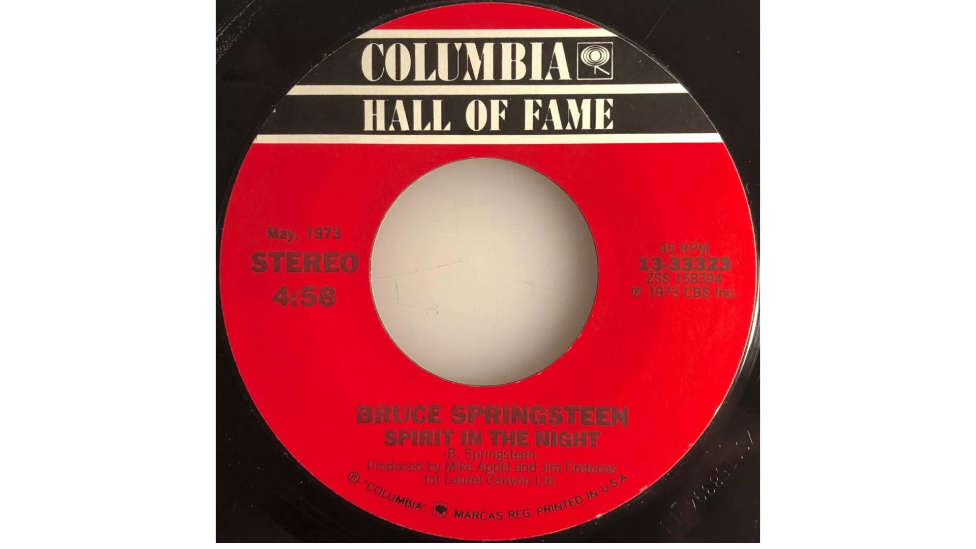 Bruce Springsteen's "Spirit in the Night" Misprint Version