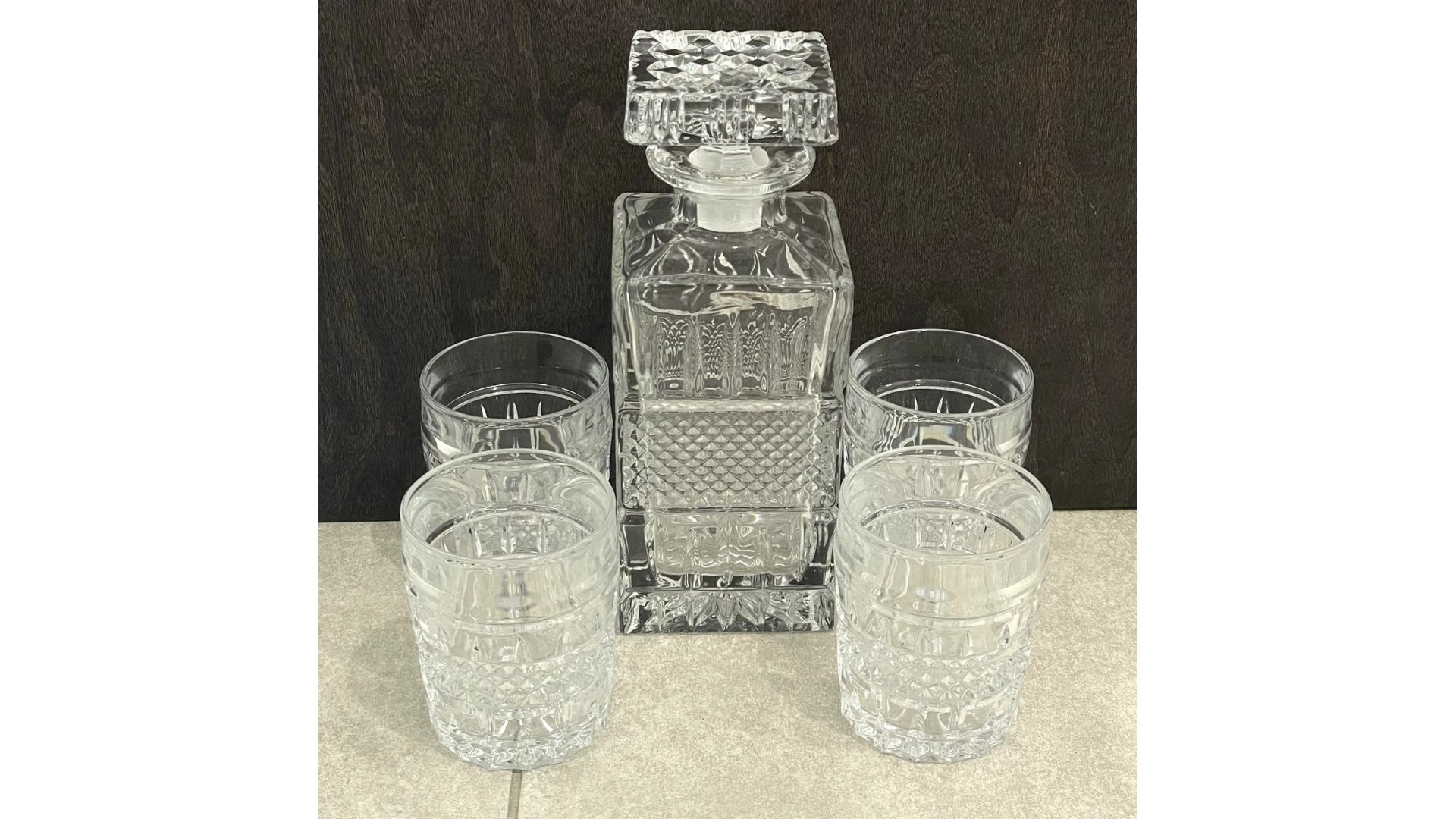 Classic Crystal Decanter Set