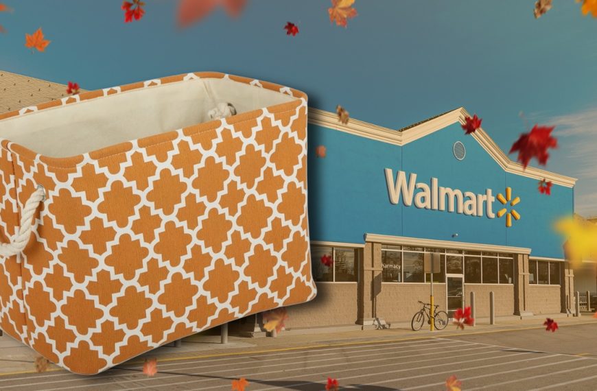 Fall storage bin Walmart feature