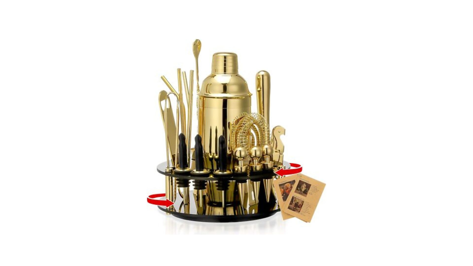Gold Cocktail Shaker Set