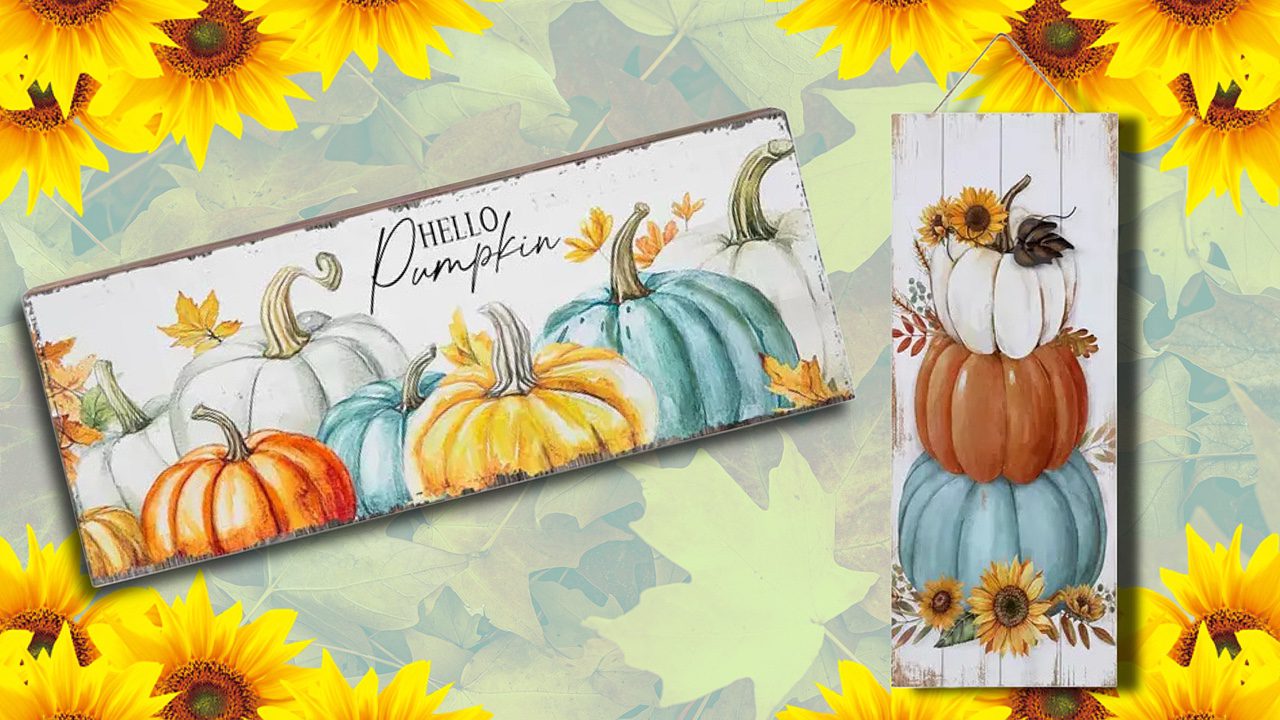 Fall pumpkin hobby lobby sign