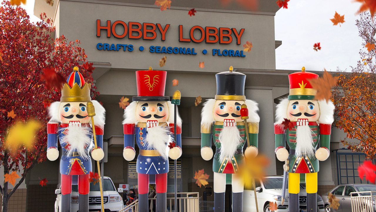 Hobby lobby Christmas feature