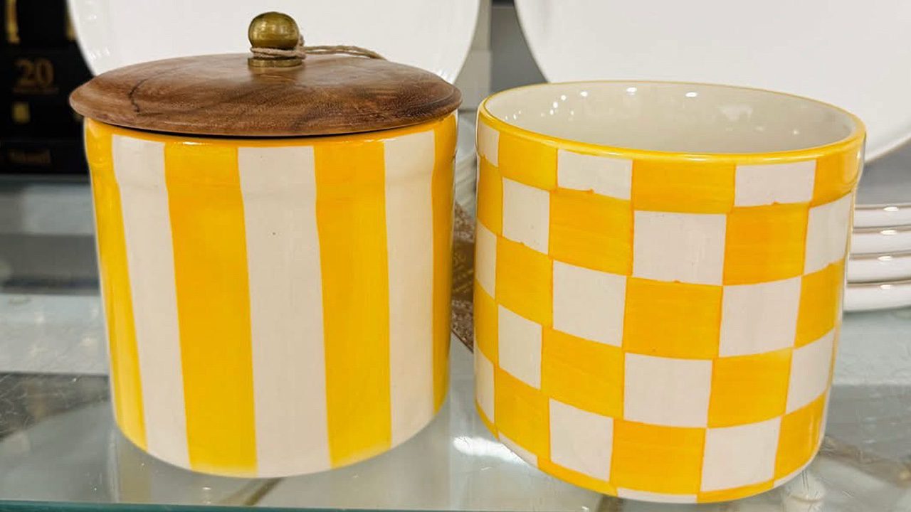 HomeGoods jars fall decor