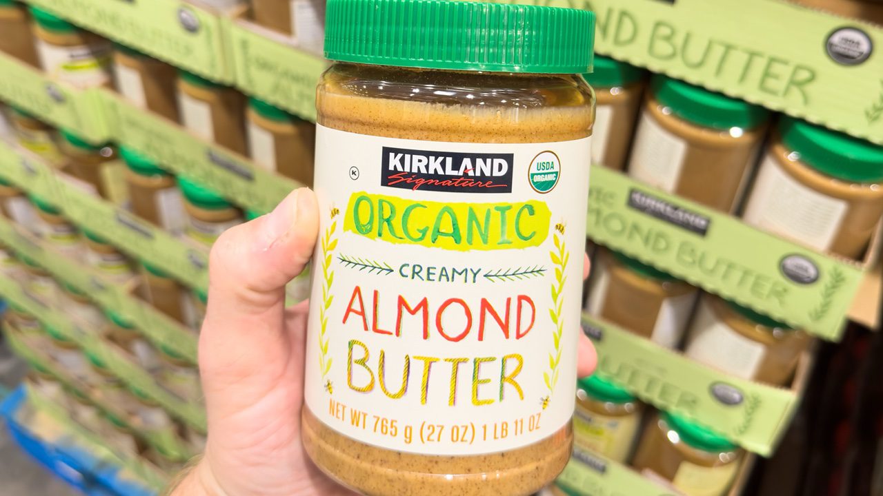 Kirkland organic almond butter