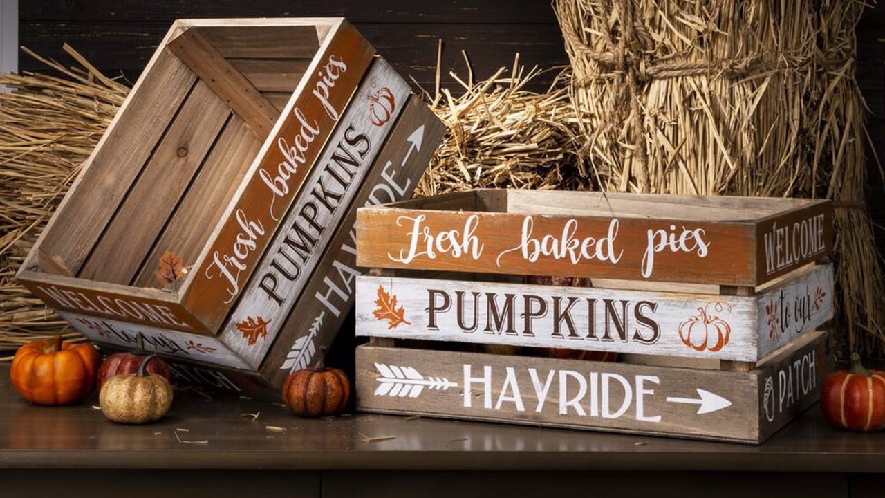 Michael’s Pumpkin Crates
