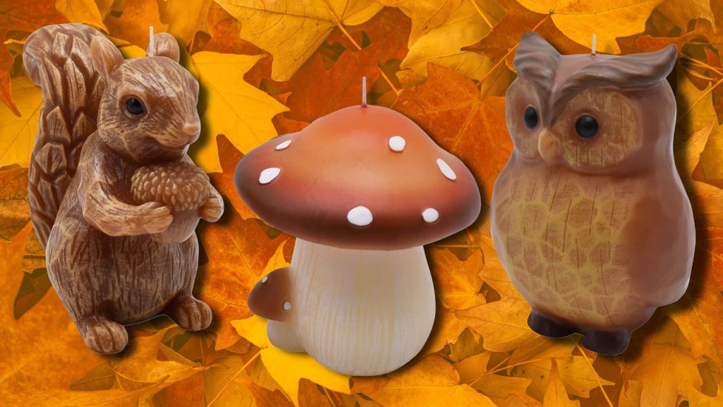 Michael’s fall animal candles