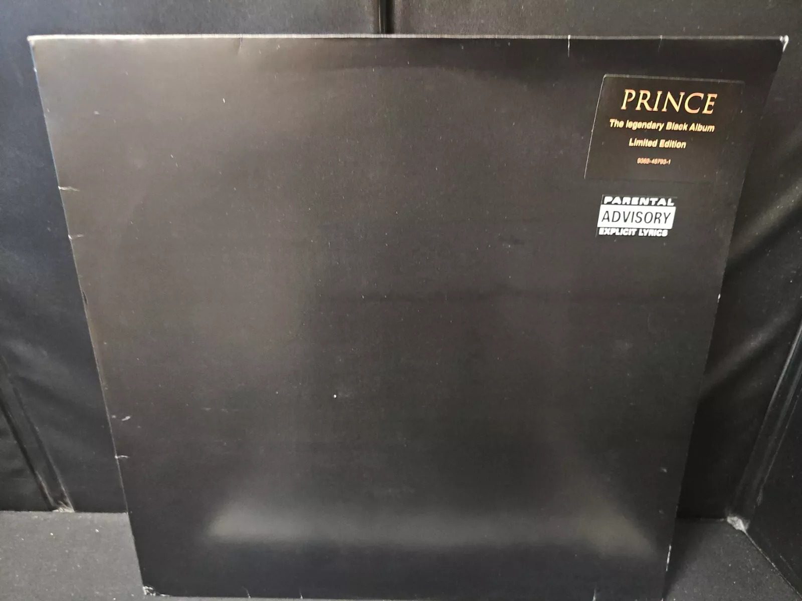 PRINCE Black Album Limited Edition Warner UK IMPORT ULTRA RARE VINYL RECORD