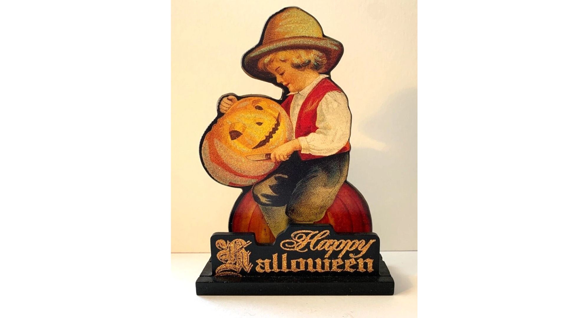 Halloween stand up Table board sign Hobby Lobby 2017 9" tall by 6 " long.
