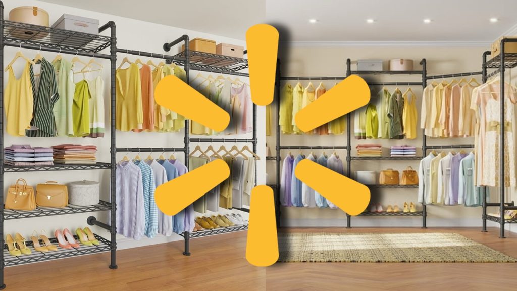 Walmart closet organizer