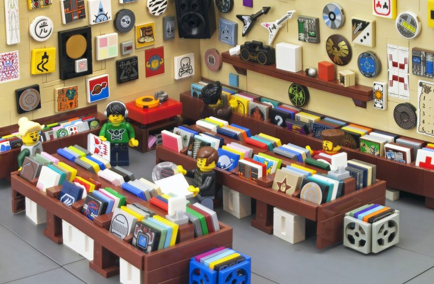 desk and organizers near wall