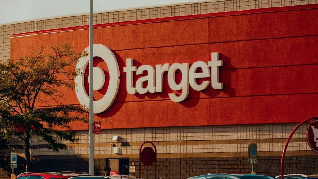 a target store with cars parked in front of it