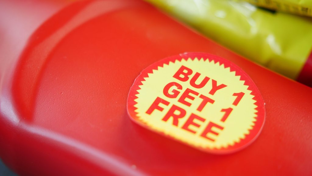 Buy One Get One Free buy