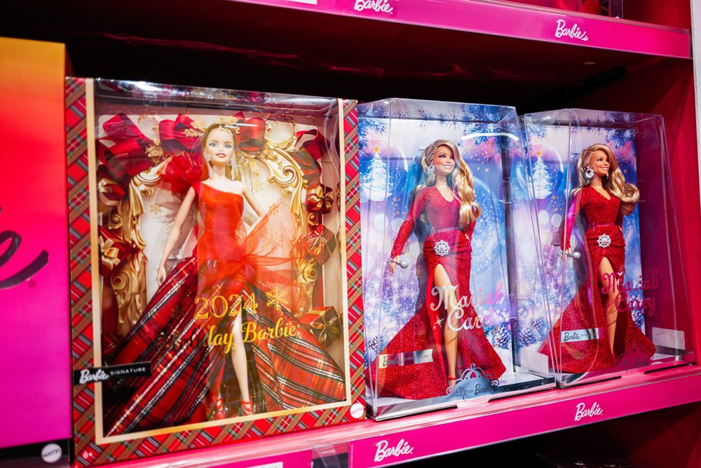 Christmas-Themed Barbie Dolls