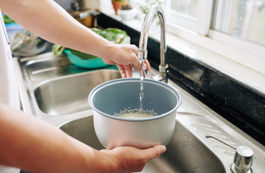 The Gross Reason You Should Never Rinse Rice in Your Sink