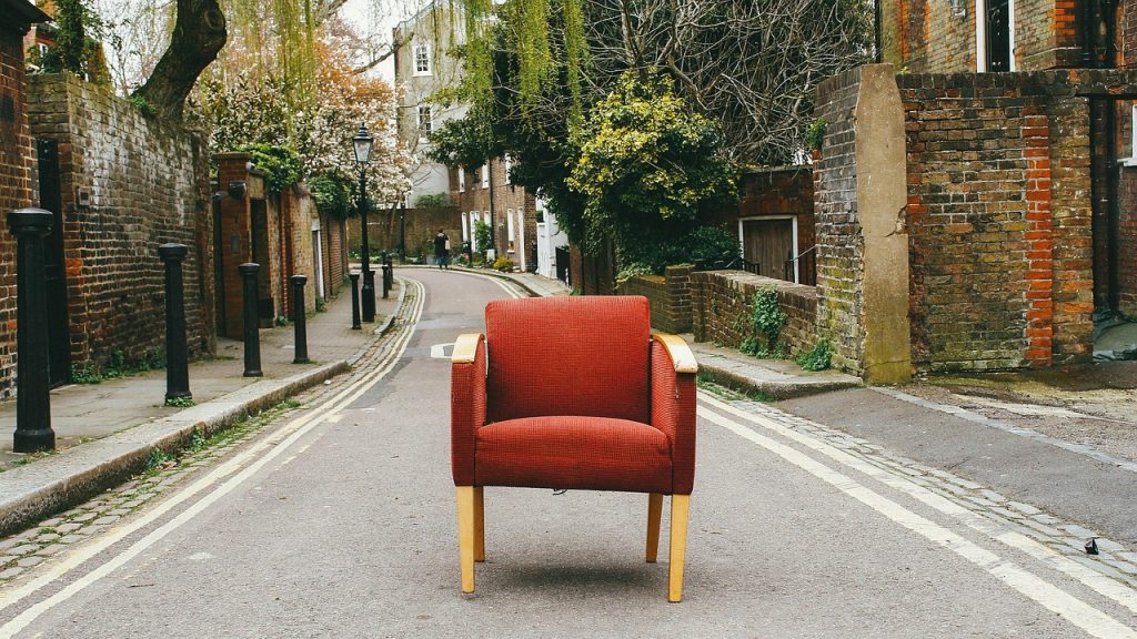 chair, couch, furniture, road, armchair, street, seat, neighborhood, neighborhood street, chair, chair, chair, chair, chair, furniture
