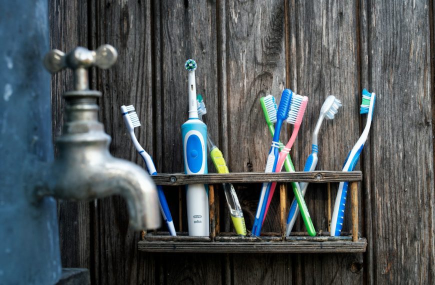 assorted-color toothbrush lot