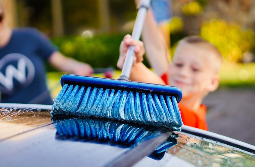 blue and white brush on blue and white textile
