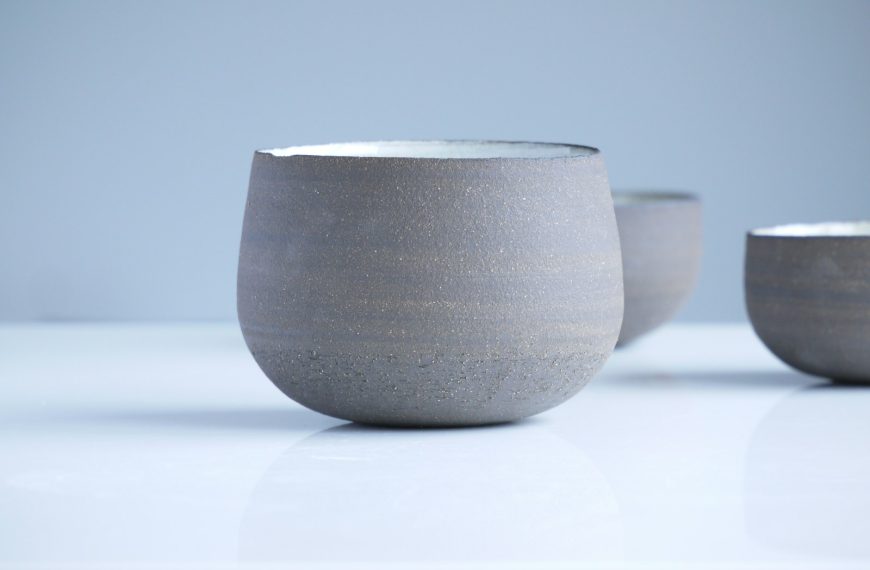 gray bowl close up photo