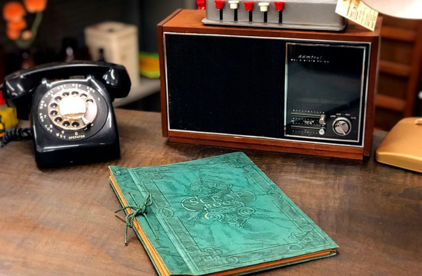 green hardbound book